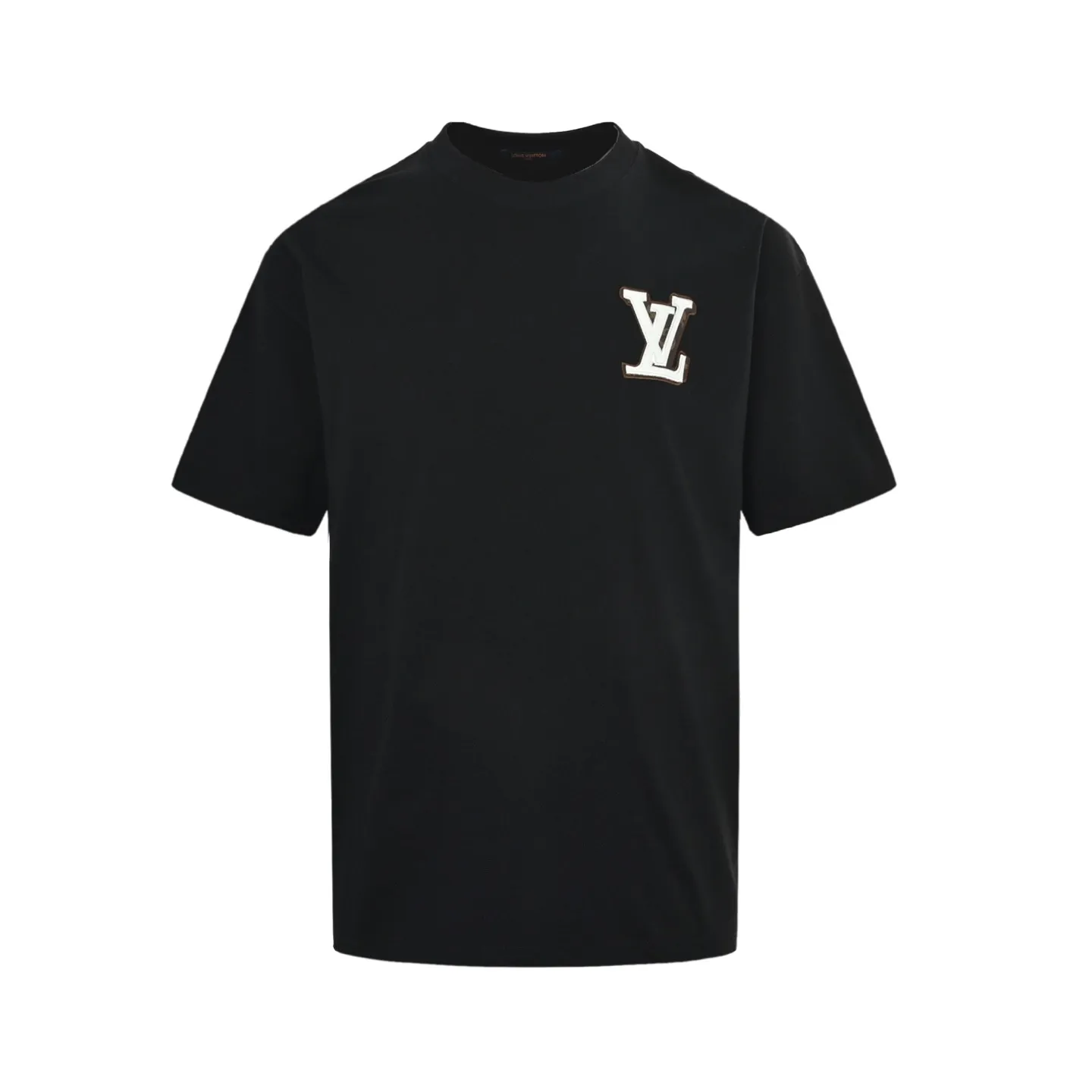 Louis Vuitton/Louis Vuitton front and rear leather letter short sleeves